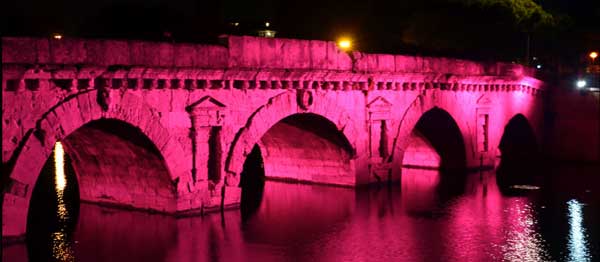 La Notte Rosa - Ponte di Tiberio Rimini